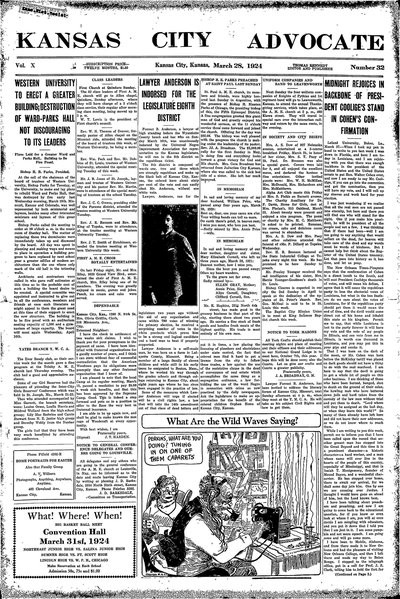 Kansas City Advocate, Mar 28, 1924