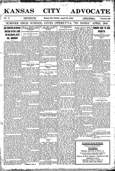 Kansas City Advocate, Apr 25, 1924