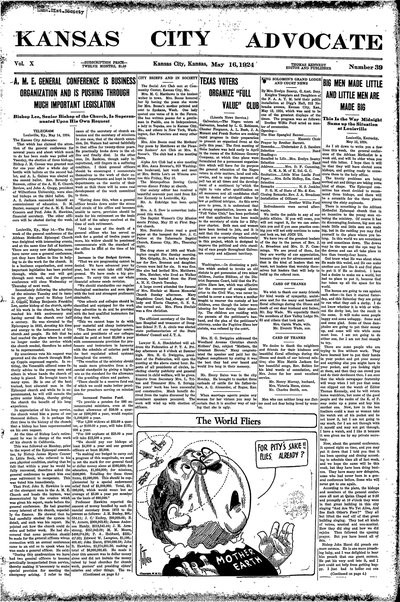 Kansas City Advocate, May 16, 1924