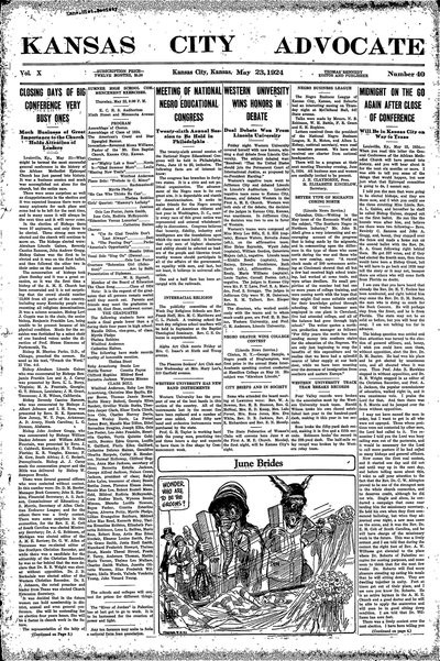 Kansas City Advocate, May 23, 1924