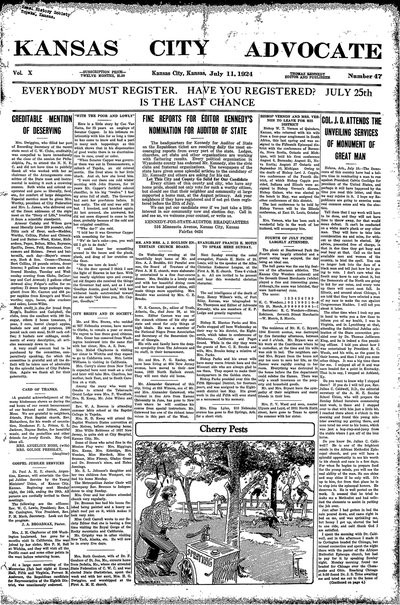 Kansas City Advocate, Jul 11, 1924