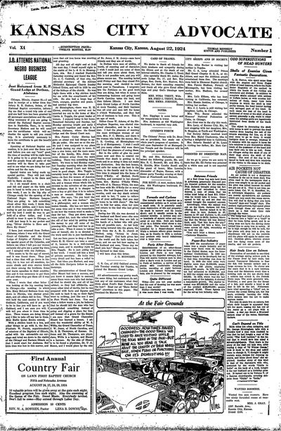 Kansas City Advocate, Aug 22, 1924