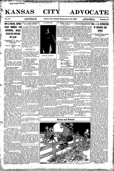 Kansas City Advocate, Sep 12, 1924