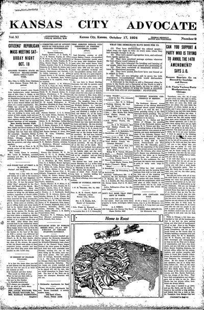 Kansas City Advocate, Oct 17, 1924