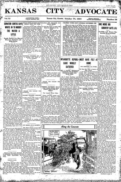 Kansas City Advocate, Oct 24, 1924