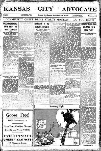 Kansas City Advocate, Nov 21, 1924