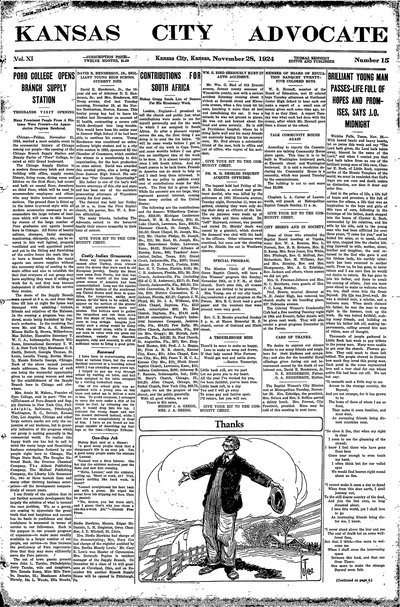 Kansas City Advocate, Nov 28, 1924