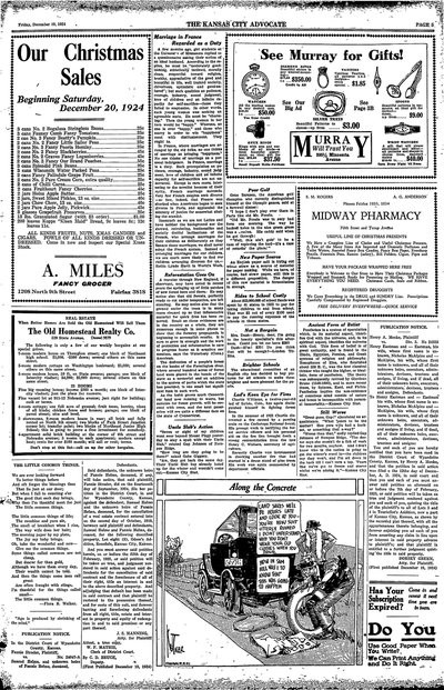 Kansas City Advocate, Dec 19, 1924