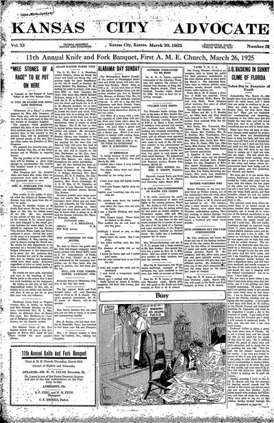 Kansas City Advocate, Mar 20, 1925