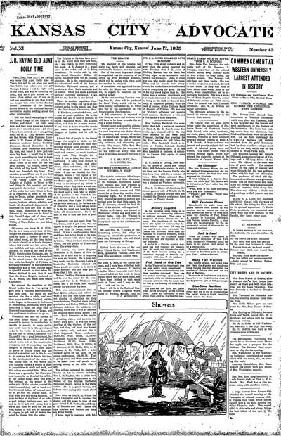 Kansas City Advocate, Jun 12, 1925
