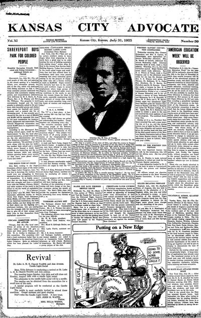 Kansas City Advocate, Jul 31, 1925