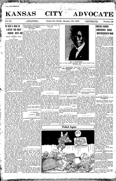 Kansas City Advocate, Oct 23, 1925