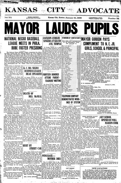 Kansas City Advocate, Jan 15, 1926