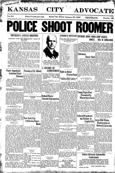Kansas City Advocate, Jan 22, 1926
