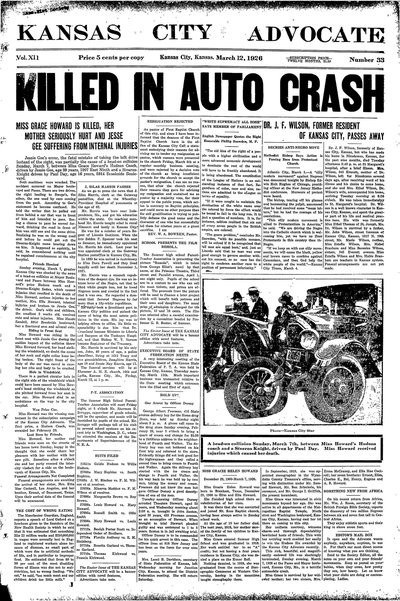 Kansas City Advocate, Mar 12, 1926