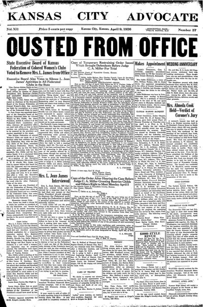 Kansas City Advocate, Apr 9, 1926