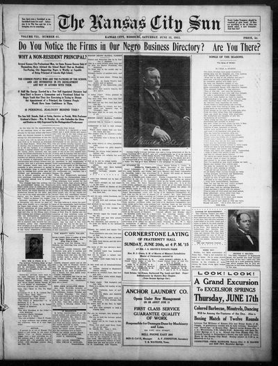 Kansas City Sun, Jun 12, 1915