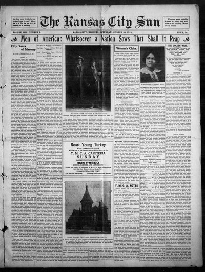Kansas City Sun, Oct 30, 1915