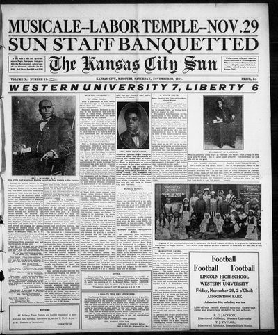 Kansas City Sun, Nov 23, 1918