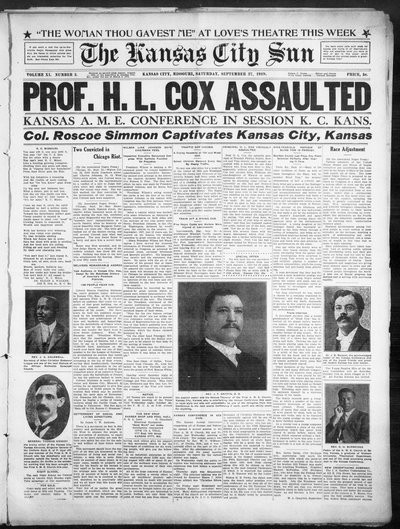 Kansas City Sun, Sep 27, 1919