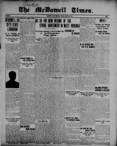 McDowell Times, Aug 29, 1913