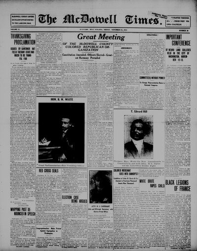 McDowell Times, Nov 21, 1913