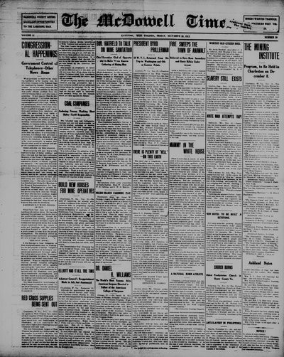 McDowell Times, Nov 28, 1913