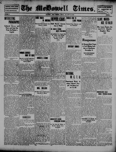 McDowell Times, Dec 19, 1913