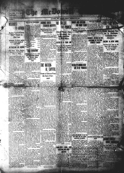 McDowell Times, Feb 20, 1914