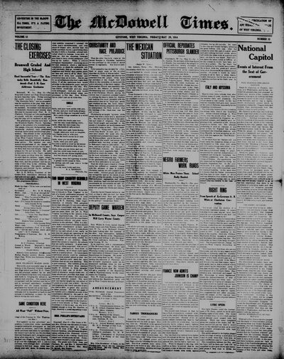 McDowell Times, May 29, 1914