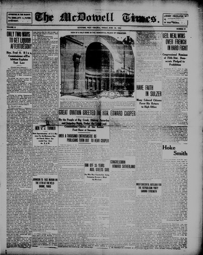 McDowell Times, Jun 26, 1914