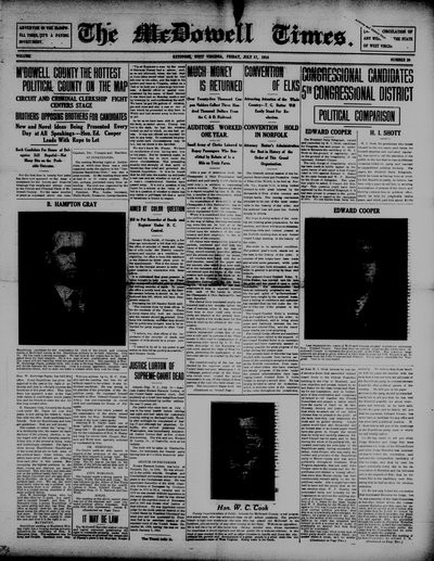 McDowell Times, Jul 17, 1914