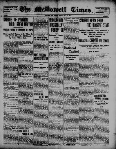 McDowell Times, Aug 14, 1914
