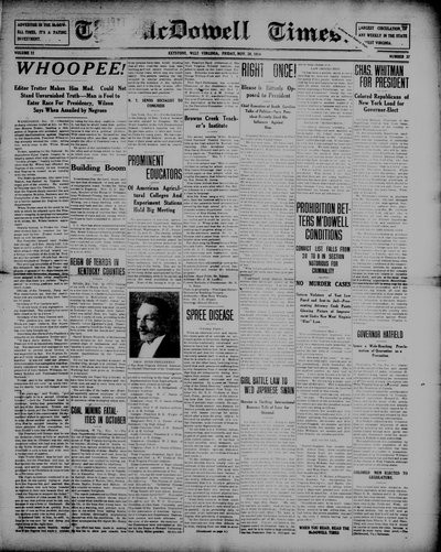 McDowell Times, Nov 20, 1914