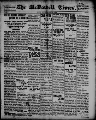 McDowell Times, Nov 27, 1914