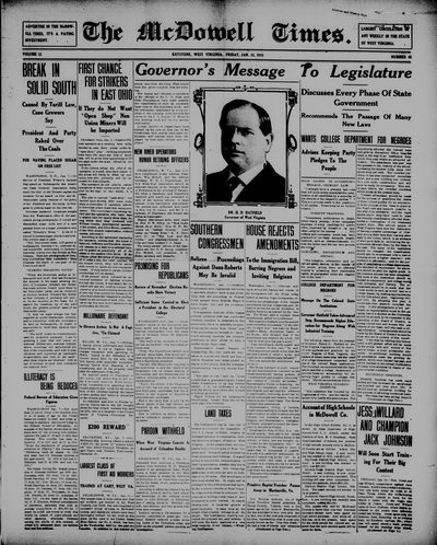 McDowell Times, Jan 15, 1915