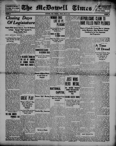McDowell Times, Feb 26, 1915