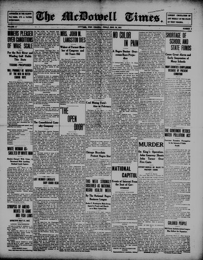 McDowell Times, Mar 26, 1915