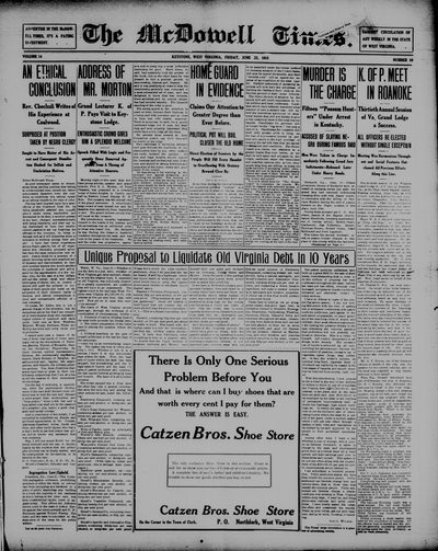 McDowell Times, Jun 25, 1915