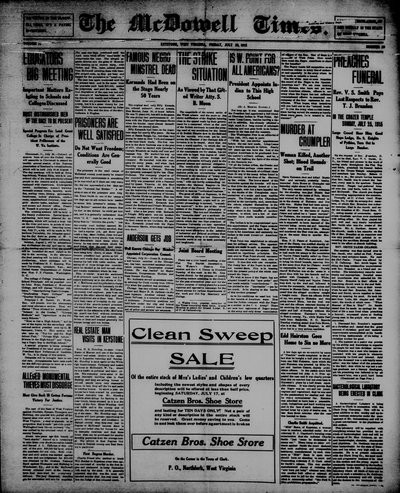 McDowell Times, Jul 30, 1915