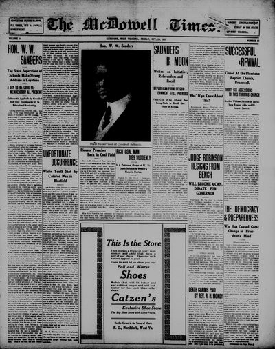 McDowell Times, Oct 29, 1915