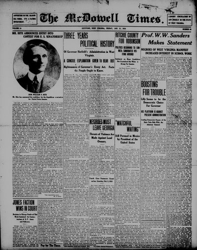 McDowell Times, Jan 21, 1916