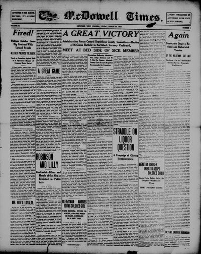 McDowell Times, Mar 10, 1916