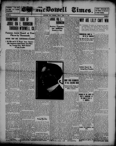 McDowell Times, Apr 14, 1916