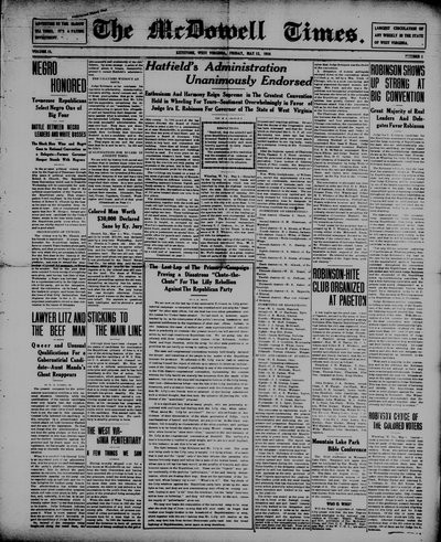 McDowell Times, May 12, 1916