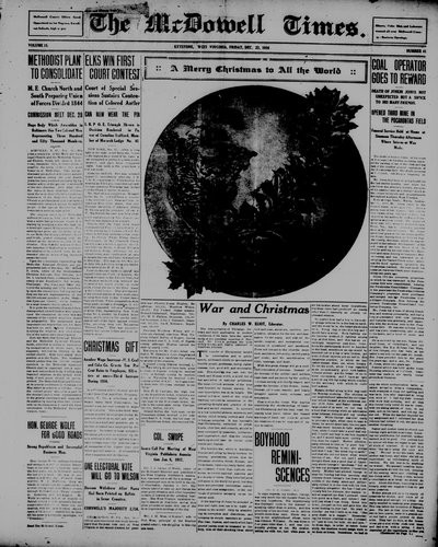 McDowell Times, Dec 22, 1916