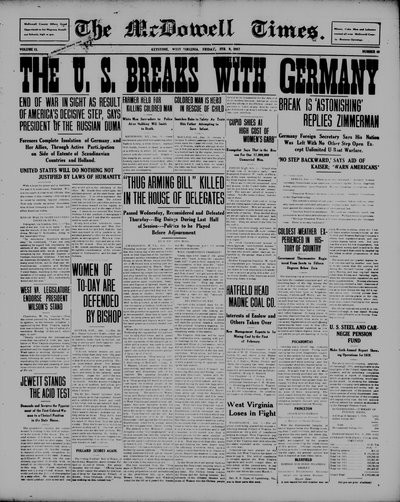 McDowell Times, Feb 9, 1917