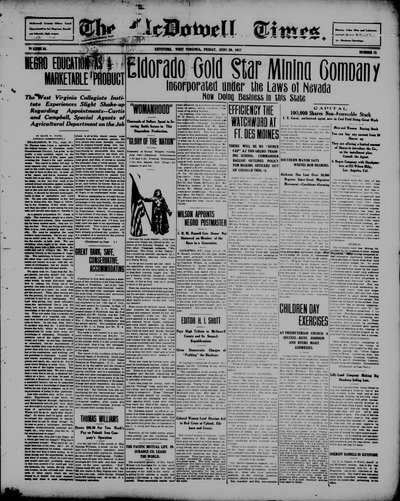 McDowell Times, Jun 29, 1917