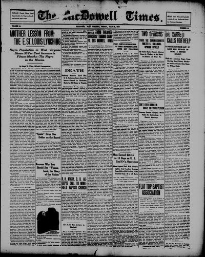 McDowell Times, Jul 20, 1917