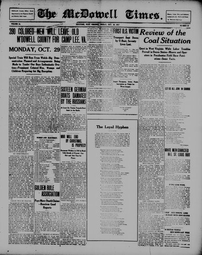McDowell Times, Oct 26, 1917
